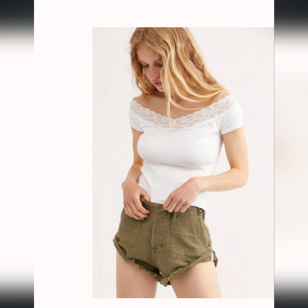 ONE TEASPOON BANDIT DENIM CUTOFF SHORTS